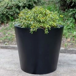H73cm Large Classic Stone Composite Planter in Black -Cheap PLANTERS Store PP5024BL add image 2 6086