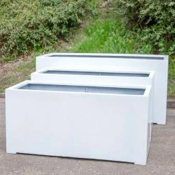 1.2m Large Stone Composite Trough Planter in White 8 1.2m Large Stone Composite Trough Planter in White -Cheap PLANTERS Store PP5025WL add image 3 0d15