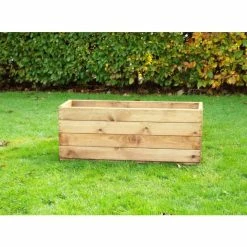 Charles Taylor 78cm Medium Trough Planter Redwood