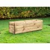 Charles Taylor 105cm Large Trough Planter Redwood