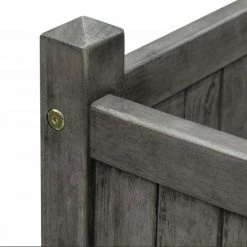 48.5cm Alderley Grey Square Hardwood Planter Planter by Rowlinson® -Cheap PLANTERS Store PP6085 add image 2 edef