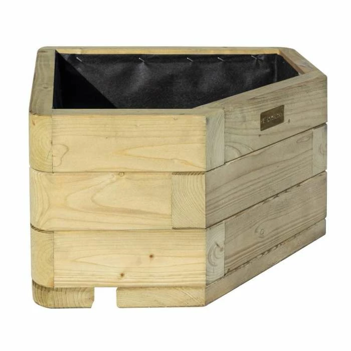 30cm Marberry Corner Hardwood Planter by Rowlinson® 5 30cm Marberry Corner Hardwood Planter by Rowlinson® - Image 5
