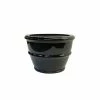 H45cm Fibreglass Ribbed Tree Planter in Matt Finish - Royal Blue