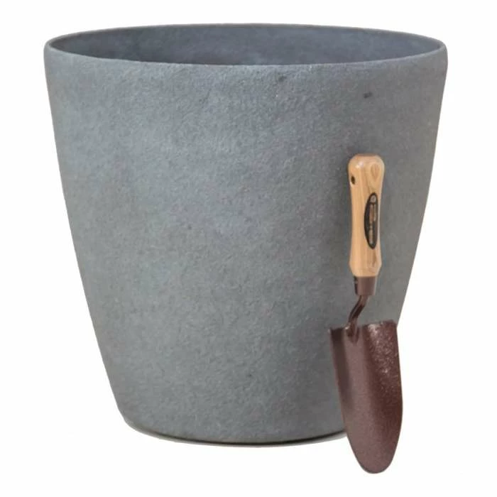 H57cm Volcanic Grey Cone Planter - By Primrose™ 2 H57cm Volcanic Grey Cone Planter - By Primrose™ - Image 2