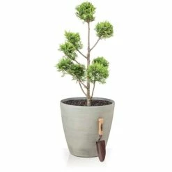 H41cm Cortina Stone Cone Planter - By Primrose™ 8 H41cm Cortina Stone Cone Planter - By Primrose™ -Cheap PLANTERS Store PP7776 add image 3 b20c