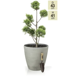 H41cm Cortina Stone Cone Planter - By Primrose™ 9 H41cm Cortina Stone Cone Planter - By Primrose™ -Cheap PLANTERS Store PP7776 main image 7622