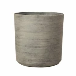 H43cm Cortina Stone Cylinder Planter - By Primroseâ„¢