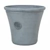 H50cm Continental Grey Round Tuscan Planter - By Primrose™