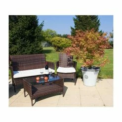 56cm Tuscan Round Planter in White with Grey 15 56cm Tuscan Round Planter in White with Grey -Cheap PLANTERS Store PP7854 add image 3 b38c