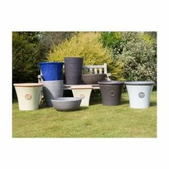 56cm Tuscan Round Planter in White with Grey 20 56cm Tuscan Round Planter in White with Grey -Cheap PLANTERS Store PP7854 add image 8 4f2e