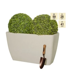 59cm Stone Effect Trough in White - By Primrose™ 7 59cm Stone Effect Trough in White - By Primrose™ -Cheap PLANTERS Store PP7861 main image b267