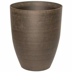 53cm Black Cortina Stone Cone Planter - By Primrose™