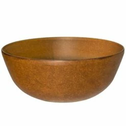 55cm Aged Rust Effect Bowl Planter - By Primrose™ -Cheap PLANTERS Store PP7879 add image 1 88ec