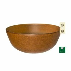 55cm Aged Rust Effect Bowl Planter - By Primrose™ -Cheap PLANTERS Store PP7879 add image 5 e463