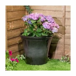 55cm Carbon Glaze Effect Bowl Planter - By Primrose™ -Cheap PLANTERS Store PP7880 add image 2 f8ef