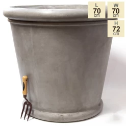 72cm Classic Rim Concrete Round Planter - Extra Large 11 72cm Classic Rim Concrete Round Planter - Extra Large -Cheap PLANTERS Store PP7955 main image 60b2