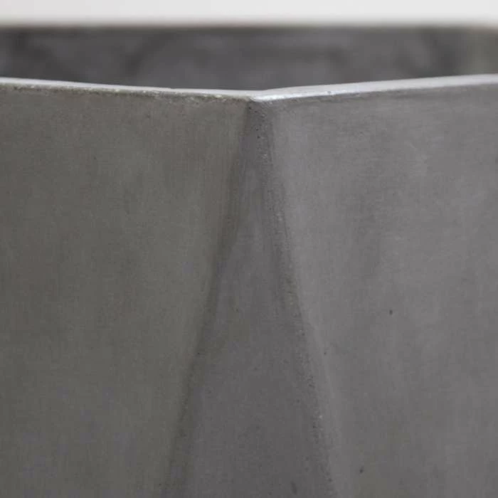 50cm Geometric Style Concrete Pentagon Planter 5 50cm Geometric Style Concrete Pentagon Planter - Image 5
