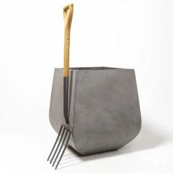 65cm Oslo Rounded Base Concrete Square Planter -Cheap PLANTERS Store PP7958 add image 4 aede