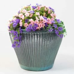 32cm Linear Jade Glazed Ceramic Bowl Planter - Small 9 32cm Linear Jade Glazed Ceramic Bowl Planter - Small -Cheap PLANTERS Store PP7963 add image 3 1908