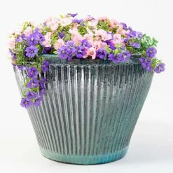 40cm Linear Jade Glazed Ceramic Bowl Planter - Large -Cheap PLANTERS Store PP7964 add image 3 6197