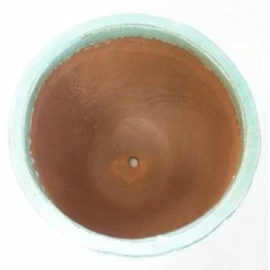 40cm Tile Effect Glazed Blue Ceramic Bowl Planter - Small 9 40cm Tile Effect Glazed Blue Ceramic Bowl Planter - Small -Cheap PLANTERS Store PP7969 add image 3 f468