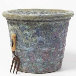 45cm Tavolino Patina Ceramic Flared Planter - Small -Cheap PLANTERS Store PP7977 add image 1 e001