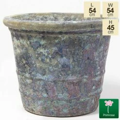 45cm Tavolino Patina Ceramic Flared Planter - Small