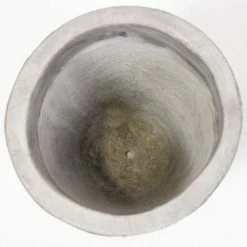 50cm Stackable Scrape Texture Concrete Flared Planter - Small