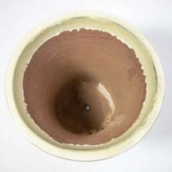 46cm Barcelona Glazed Yellow Ceramic Geometric Flared Pattern Planter -Cheap PLANTERS Store PP7983 add image 3 017d