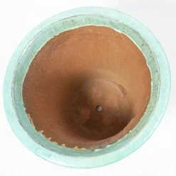 46cm Estella Glazed Light Blue Ceramic Geometric Pattern Flared Planter -Cheap PLANTERS Store PP7984 add image 3 a57b