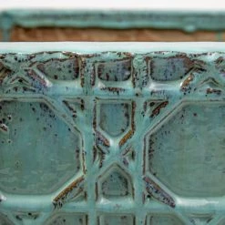 50cm Thales Glazed Blue Geometric Pattern Cube Planter - Large 8 50cm Thales Glazed Blue Geometric Pattern Cube Planter - Large -Cheap PLANTERS Store PP7987 add image 3 05d3