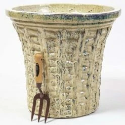 46cm Manchester Weave Effect Ceramic Urn Planter -Cheap PLANTERS Store PP7999 add image 2 50ae