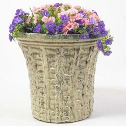 46cm Manchester Weave Effect Ceramic Urn Planter -Cheap PLANTERS Store PP7999 add image 3 4729