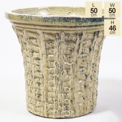 46cm Manchester Weave Effect Ceramic Urn Planter -Cheap PLANTERS Store PP7999 main image f98f