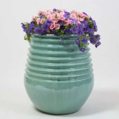 50cm Glazed Blue Ceramic Planter 12 50cm Glazed Blue Ceramic Planter -Cheap PLANTERS Store PP8000 add image 5 bee3