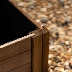 38cm Brown Wooden Cube Patio Planter 8 38cm Brown Wooden Cube Patio Planter -Cheap PLANTERS Store PP8013 add image 1 b99d