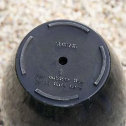 43cm Tall Round Planter in Dark Green 11 43cm Tall Round Planter in Dark Green -Cheap PLANTERS Store PP80BLKM bottom 82b9