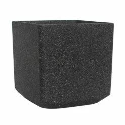 35cm Cube Planter in Black