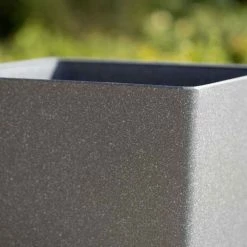 43cm Cube Planter in Grey -Cheap PLANTERS Store PP81GRYM PP81GRYS 3 20c1
