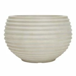 54cm Round Planter Pot in Beige