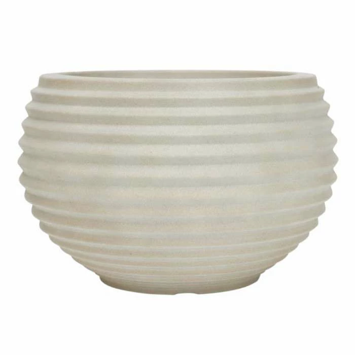 54cm Round Planter Pot in Beige 1 54cm Round Planter Pot in Beige