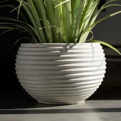 41cm Round Planter Pot in Beige 7 41cm Round Planter Pot in Beige -Cheap PLANTERS Store PP82BGEM indoor2 17bd