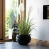 41cm Round Planter Pot in Black