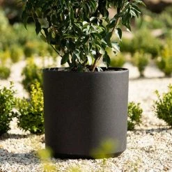 35cm Cylinder Planter in Black 9 35cm Cylinder Planter in Black -Cheap PLANTERS Store PP83BLKM 1 7823