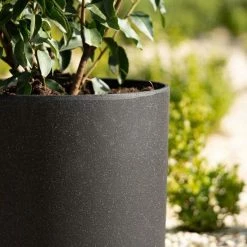 35cm Cylinder Planter in Black 10 35cm Cylinder Planter in Black -Cheap PLANTERS Store PP83BLKM 2 04c6