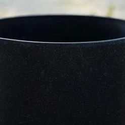 28cm Cylinder Planter in Black -Cheap PLANTERS Store PP83BLKM PP83BLKS 3 10aa