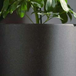 28cm Cylinder Planter in Black -Cheap PLANTERS Store PP83BLKS 1 5bea