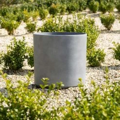 35cm Cylinder Planter in Grey 10 35cm Cylinder Planter in Grey -Cheap PLANTERS Store PP83GRYM PP83GRYS 2 1304