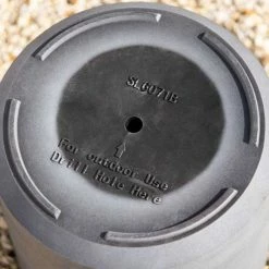 35cm Cylinder Planter in Grey 13 35cm Cylinder Planter in Grey -Cheap PLANTERS Store PP83GRYS bottom 17b3