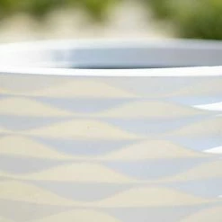 43cm Round Bilbao Planter in Ivory -Cheap PLANTERS Store PP84WHTM PP84WHTS a5af